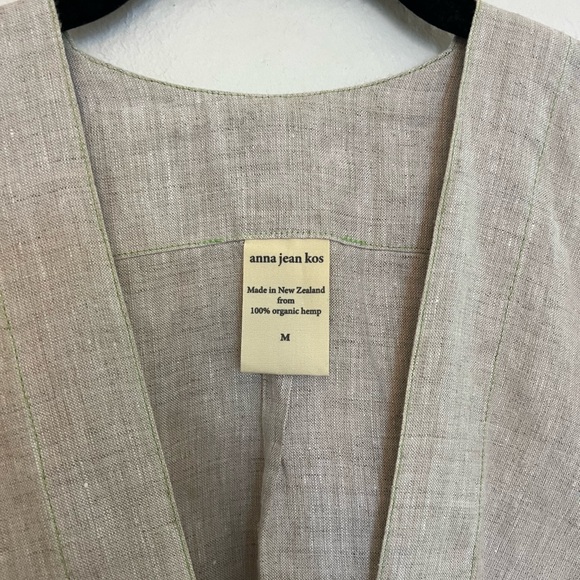 Anna Jean Kos Linen Cirrus Blouse - Picture 4 of 8